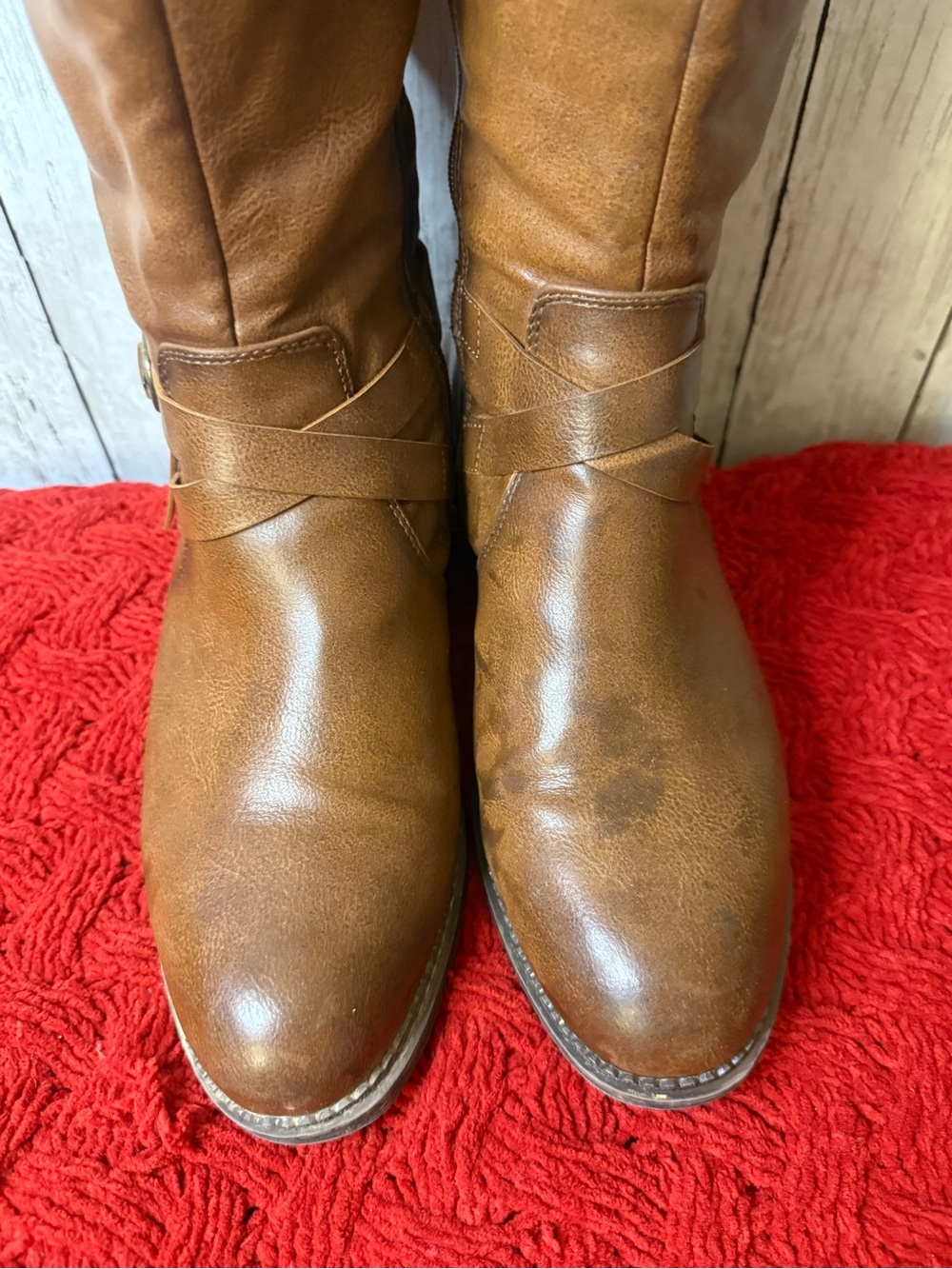 Frye and Co. Women's Gaylin Bridle Knee High Boots Size 11W - Picture 2 of 16